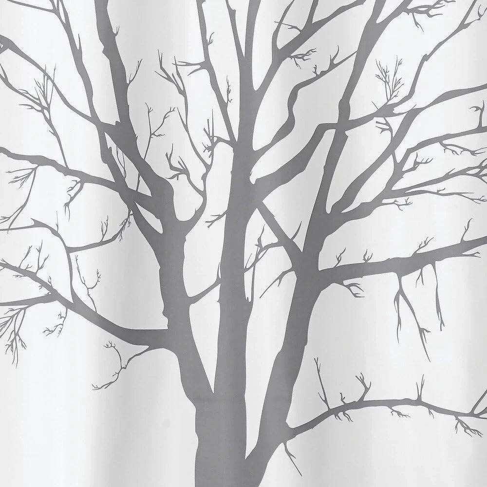 WHOLESALE LOT (50) Fabric Shower Curtain‎ Birch Tree Bathroom 72
